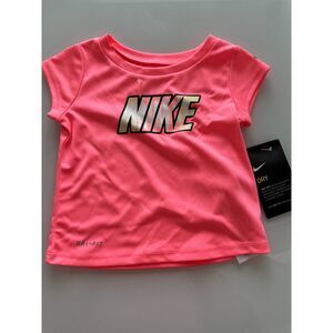 Nike Toddler Girl T-Shirt & Shorts Set Pink DRI-FIT NEW w Tags